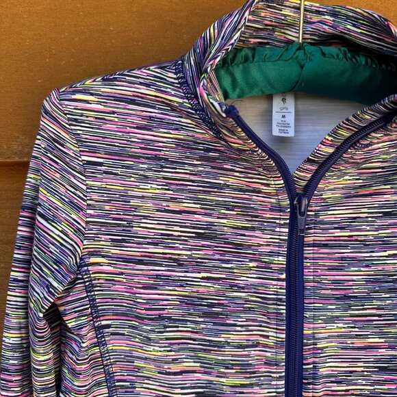 Ideology Girls Multi-Color Printed Zip-Up Jacket M - Picture 4 of 11